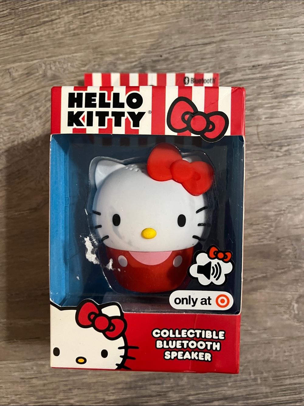 Hello Kitty Red and White Collectible Bluetooth Speaker